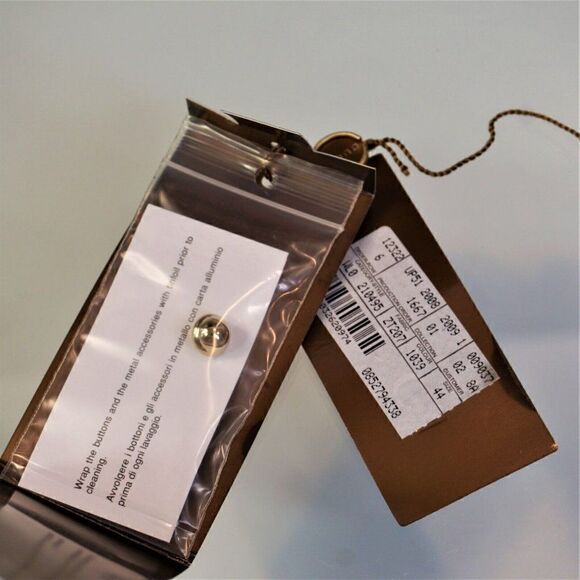 Gucci Replacement Button Gold Color Small Metal Shank Button - Picture 2 of 9